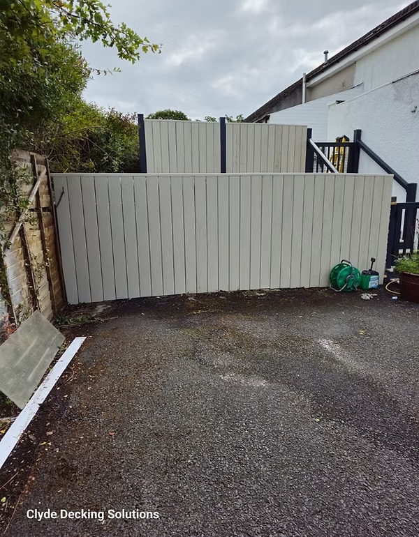 High-quality decking and fencing work Glasgow - professional installation